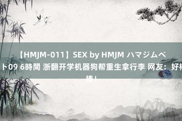 【HMJM-011】SEX by HMJM ハマジムベスト09 6時間 浙翻开学机器狗帮重生拿行李 网友：好棒！